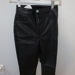 H&M Faux Leather Pants